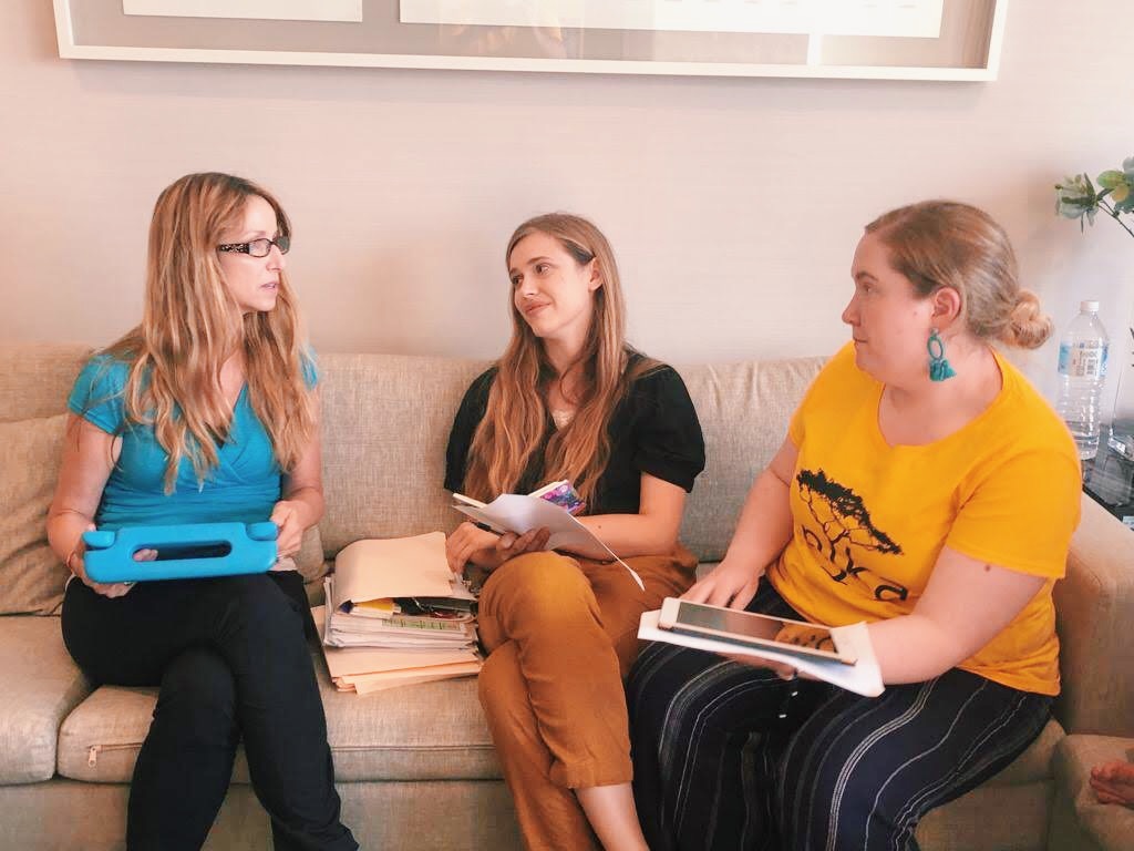 Students Collaborating on a couch