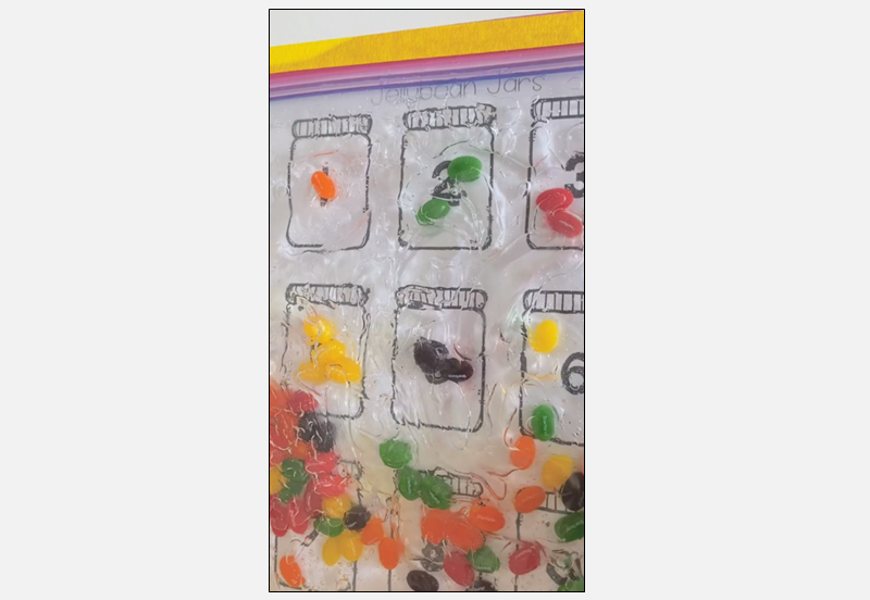 a colorful sensory activity for students