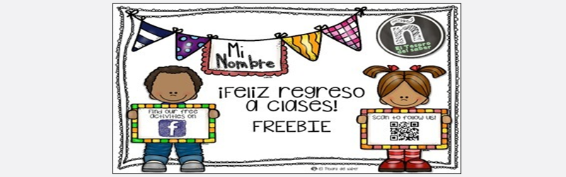 a poster labeled "feliz regreso a clases"