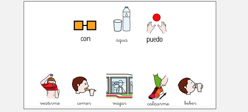 communication segments which students can combine to form phrases