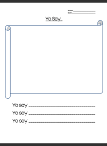 soy self portrait template