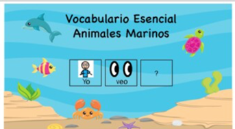 an image of the ocean floor with the label "yo veo..."
